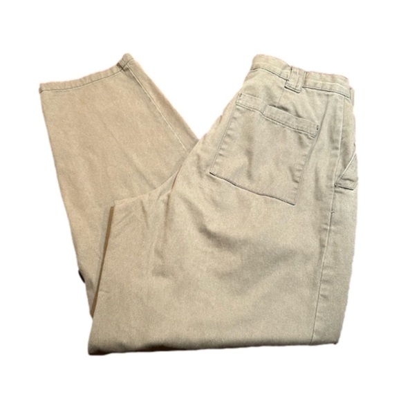 Topshop Pants - TOPSHOP Olive/Forest/Army Green Comfy
High Waisted Cotton Casual Pants Size 6